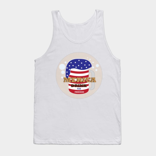 Merica Tank Top by dddesign